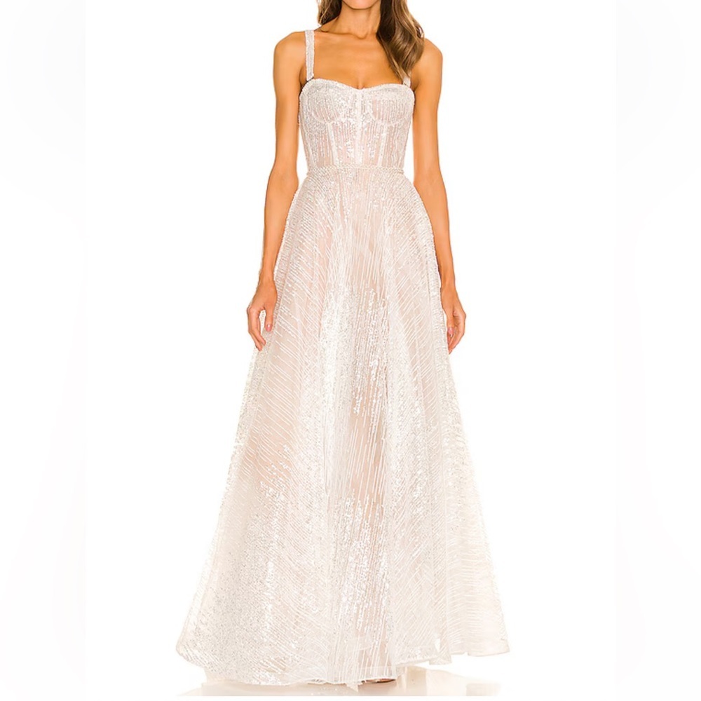 New | Bronx and Banco Mademoiselle Bridal Gown in White US 4